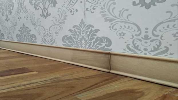 Plin Skirting Kayu Jati 4 Plint Kayu