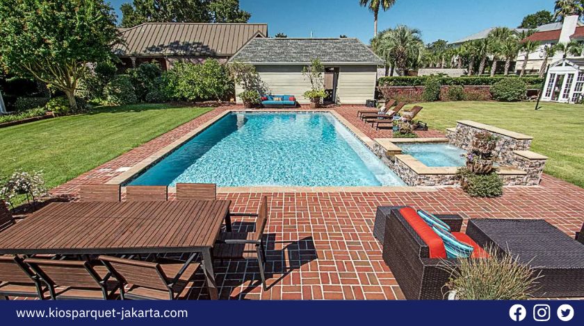 6 Jenis Lantai Pool Deck Minimalis Modern! 7 Material pooldeck 6