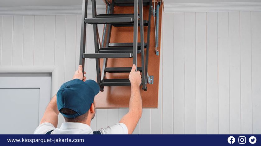 Ketahui 7 Desain Tangga di rumah Sempit yang Minim Budget dan Minim ruang! 4 desain tangga rumah sempit 3