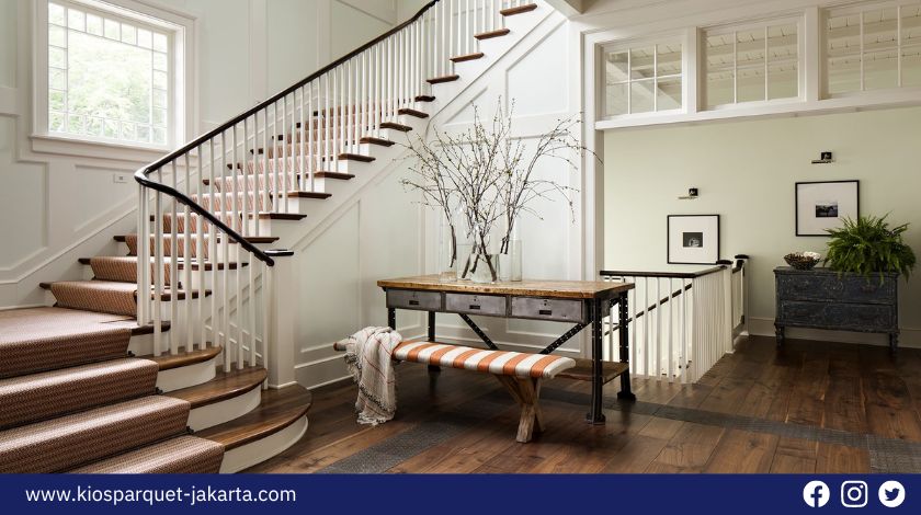 Ketahui 7 Desain Tangga di rumah Sempit yang Minim Budget dan Minim ruang! 6 desain tangga rumah sempit 5