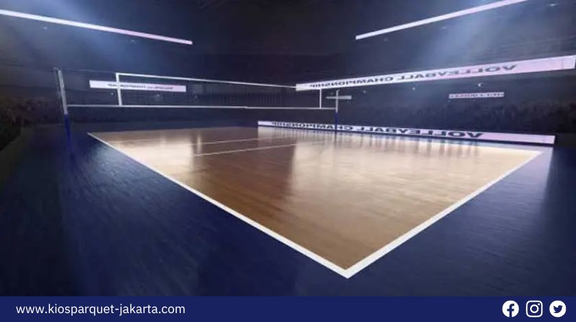 Pilihan 5 Lantai Lapangan Voli dari Jenis Kayu solid hingga Sintetis 5 jenis lantai lapangan voli indoor