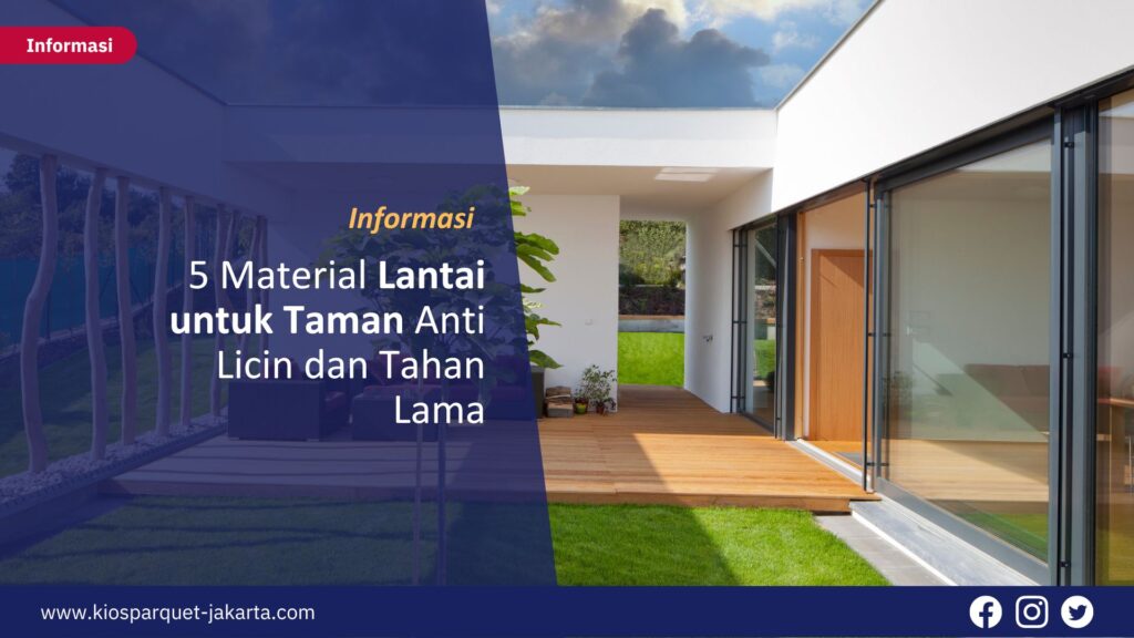 5 Material Lantai untuk Taman Anti Licin dan Tahan Lama 4 Lantai untuk Taman