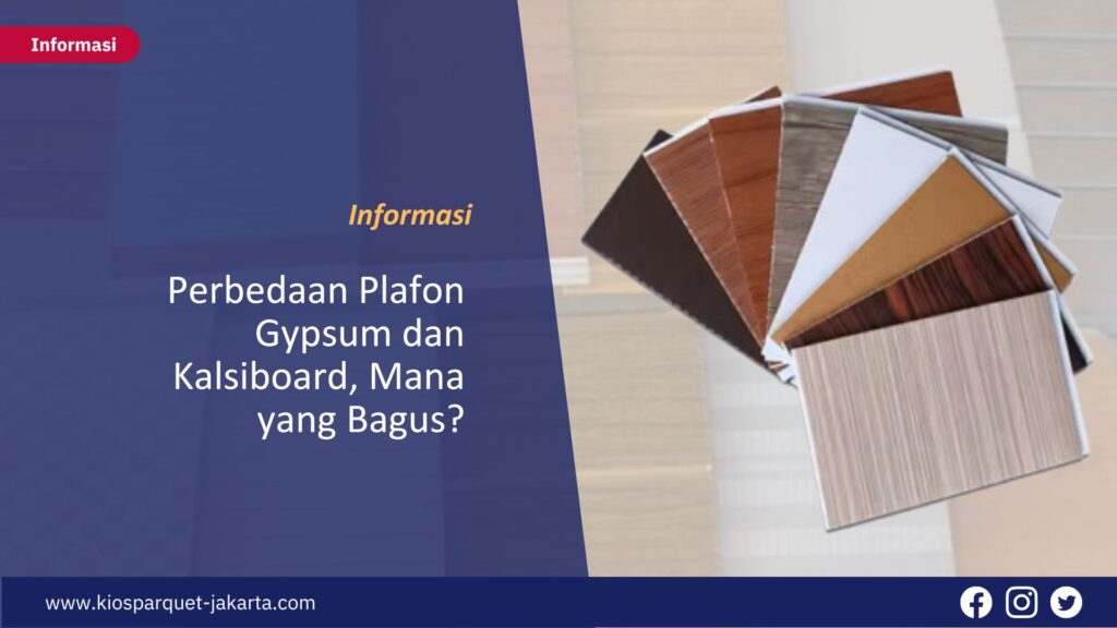 Perbedaan Plafon Gypsum dan Kalsiboard, Mana yang Bagus? 3 Perbedaan Plafon Gypsum dan Kalsiboard