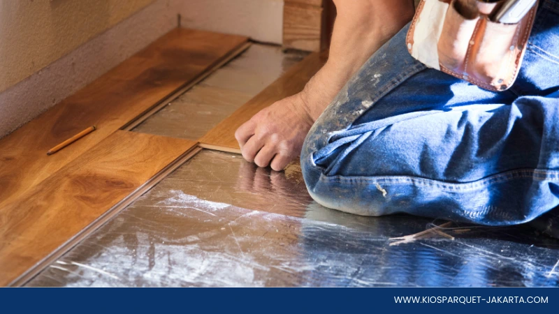 pasang-flooring-matoa aplikasi lantai matoa indoor