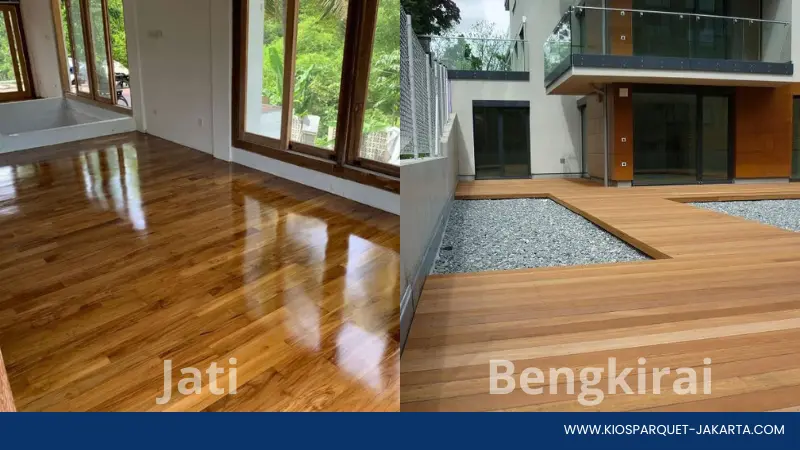 Perbandingan Kayu Jati vs Kayu Bengkirai, Mana Yang Lebih Baik? 6 jati vs bengkirai