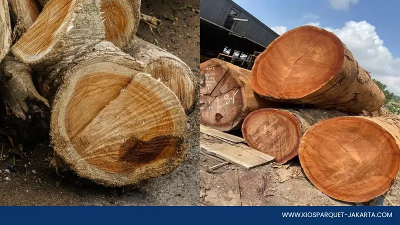 Perbandingan Kayu Jati vs Kayu Bengkirai, Mana Yang Lebih Baik? 5 perbandingan harga kayu jati vs kayu bengkirai