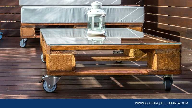 Berbagai Ide Perabotan / Furniture Dari Palet Kayu 4 meja palet kayu