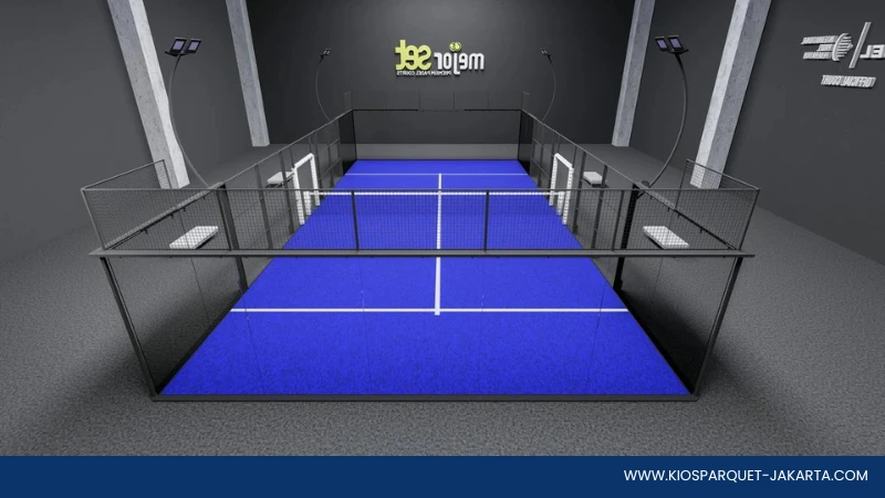 Standar Lapangan Padel: Ukuran, Lantai & Jenisnya 5 lapangan padel indoor murah