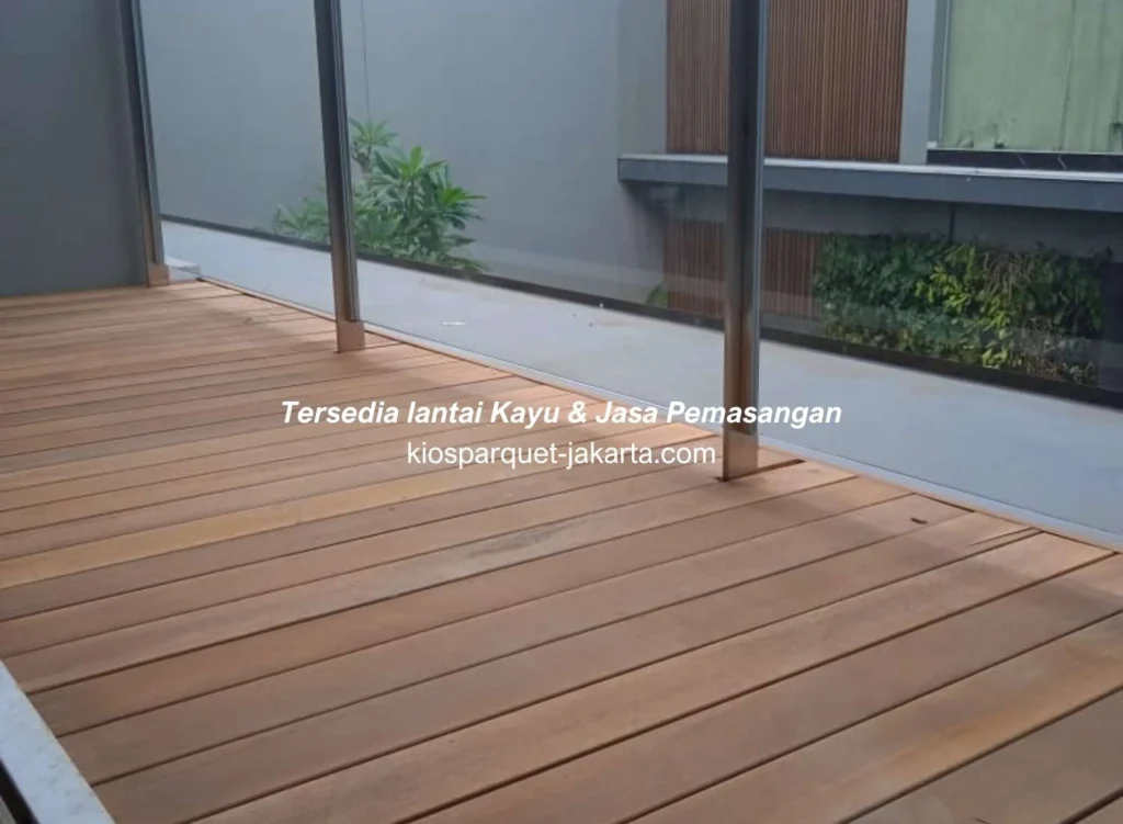 Stock Decking Kayu Ulin Termurah & Jasa Pasang! 9 Decking Kayu Ulin 5